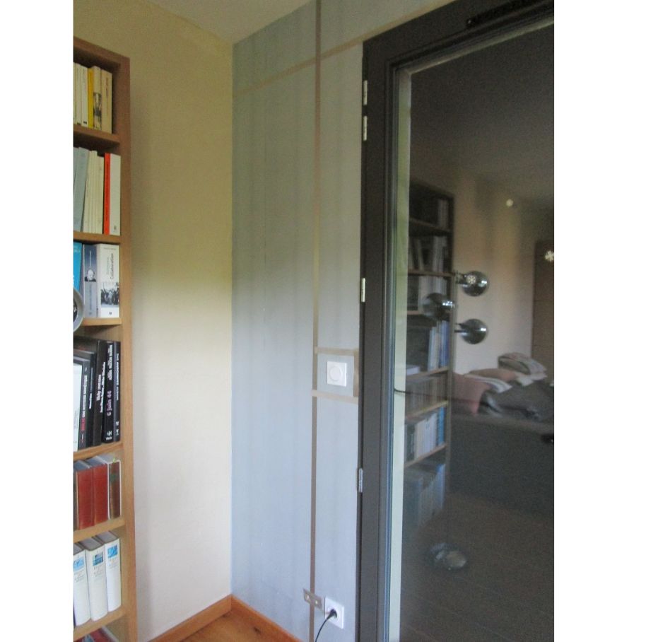 Mise à la terre et continuité du Papier-peint anti-ondes SAFEBUILD K150